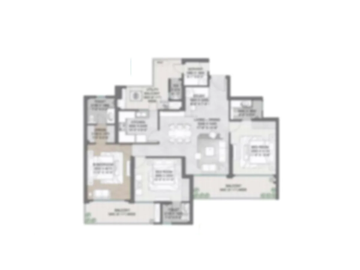 GB Opus One New Chandigarh Penthouse Floor Plan